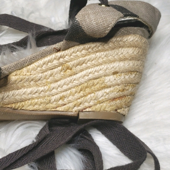 Loft metallic espadrille wrap wedge knot 8 - Picture 8 of 11